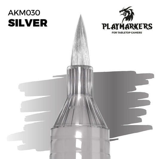 AK Interactive Playmarkers: Silver - Acrylic Paint Marker AK Interactive