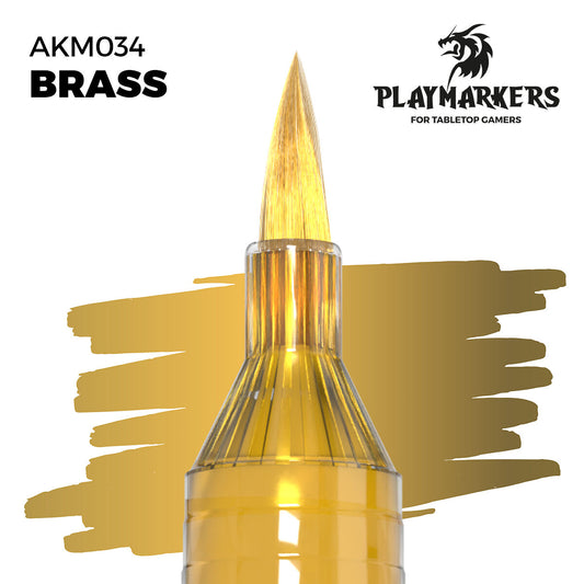 AK Interactive Playmarkers: Brass - Acrylic Paint Marker AK Interactive