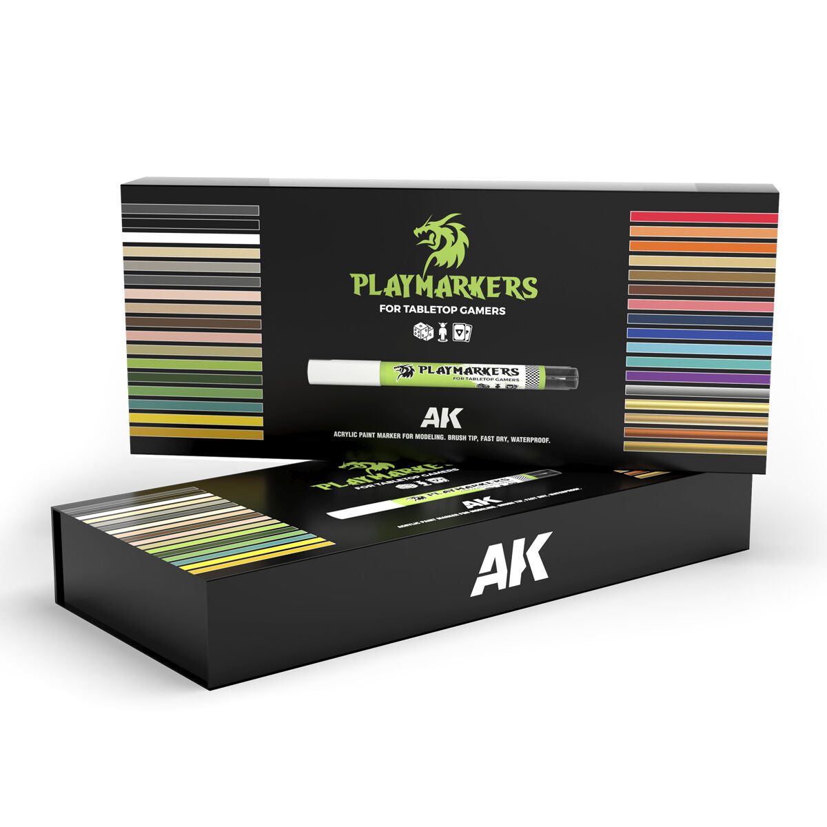 AK Interactive Playmarkers: Special Box Full Range 34 Colour Set AK Interactive