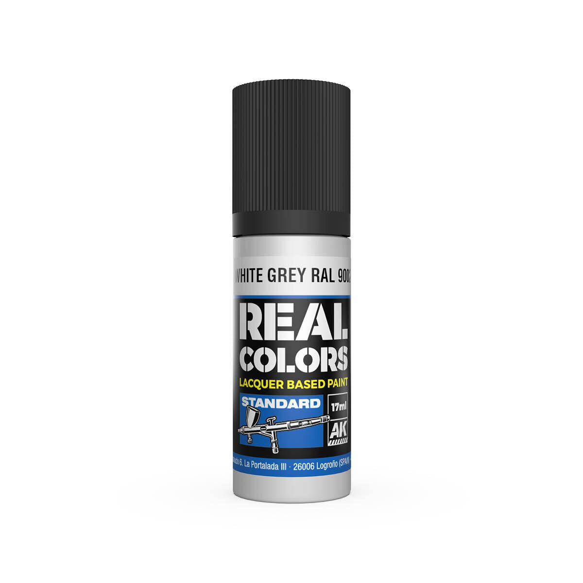 AK Interactive Real Colors: White Grey RAL 9002 - 17ml Lacquer Paint AK Interactive