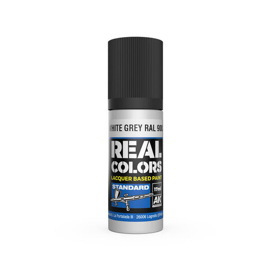 AK Interactive Real Colors: White Grey RAL 9002 - 17ml Lacquer Paint AK Interactive