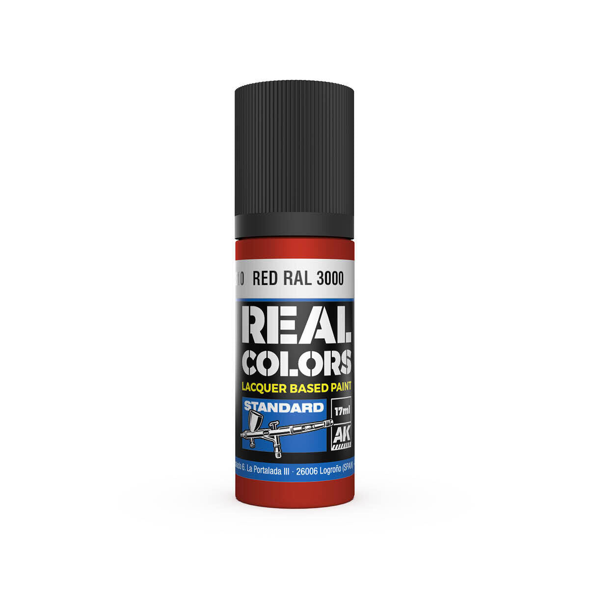 AK Interactive Real Colors: Red RAL 3000 - 17ml Lacquer Paint AK Interactive