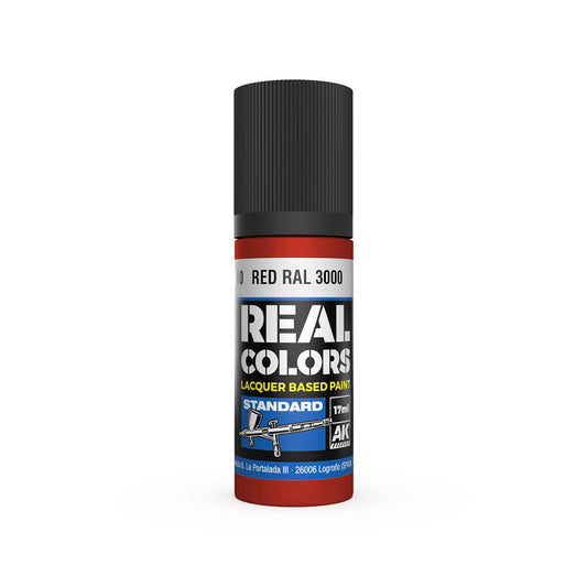 AK Interactive Real Colors: Red RAL 3000 - 17ml Lacquer Paint AK Interactive
