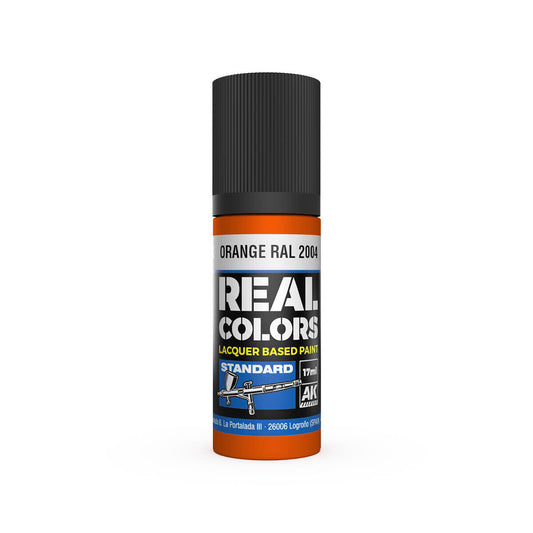 AK Interactive Real Colors: Orange RAL 2004 - 17ml Lacquer Paint AK Interactive