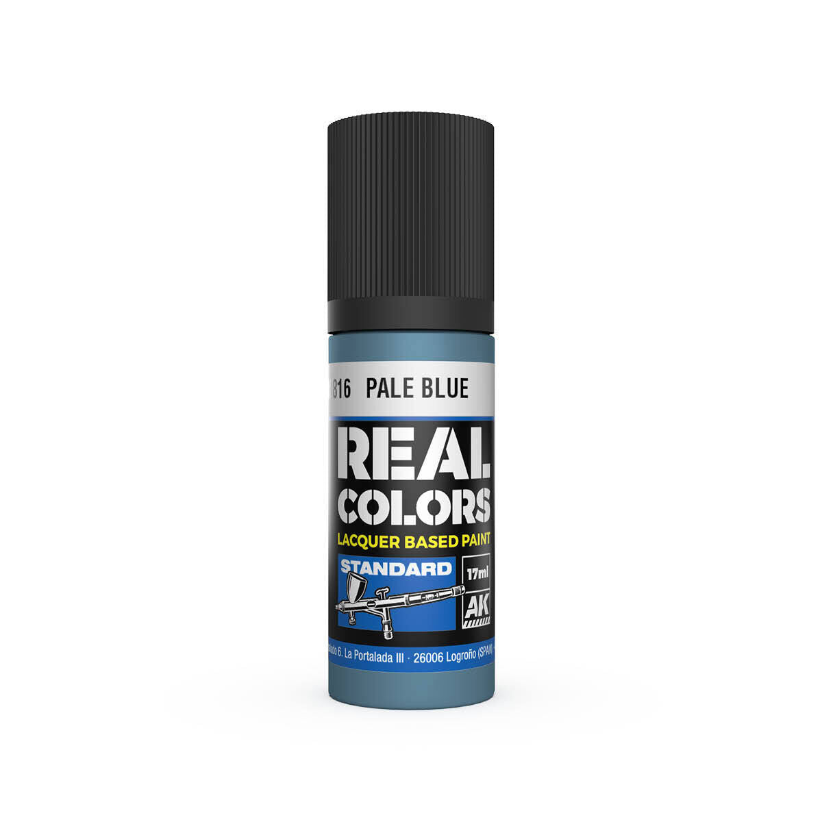 AK Interactive Real Colors: Pale Blue - 17ml Lacquer Paint AK Interactive