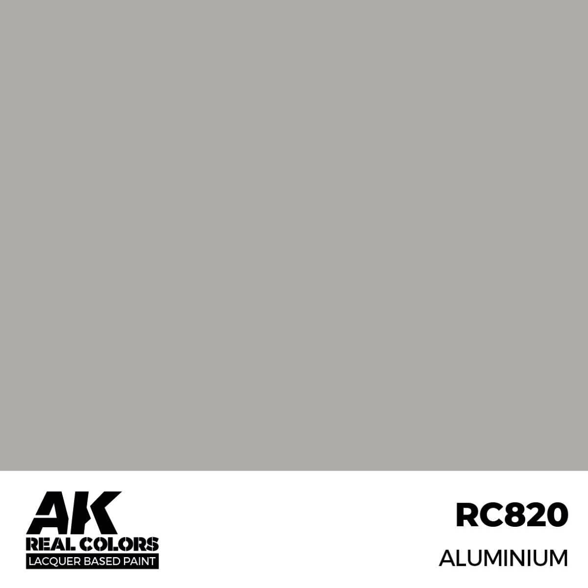 AK Interactive Real Colors: Aluminium - 17ml Lacquer Paint AK Interactive