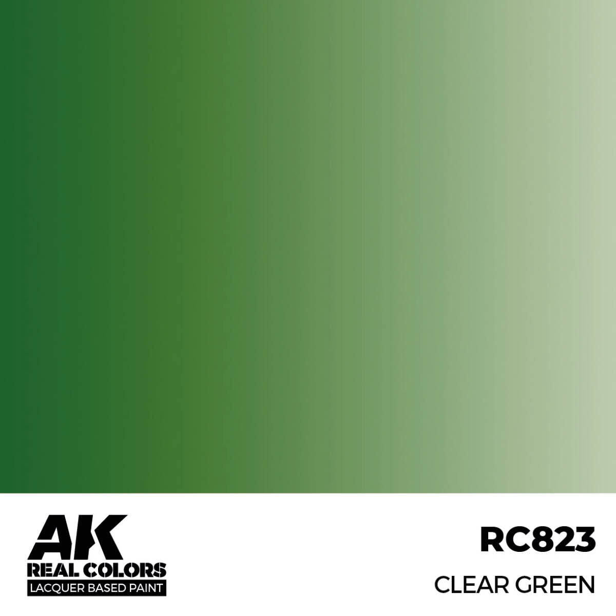 AK Interactive Real Colors: Clear Green - 17ml Lacquer Paint AK Interactive