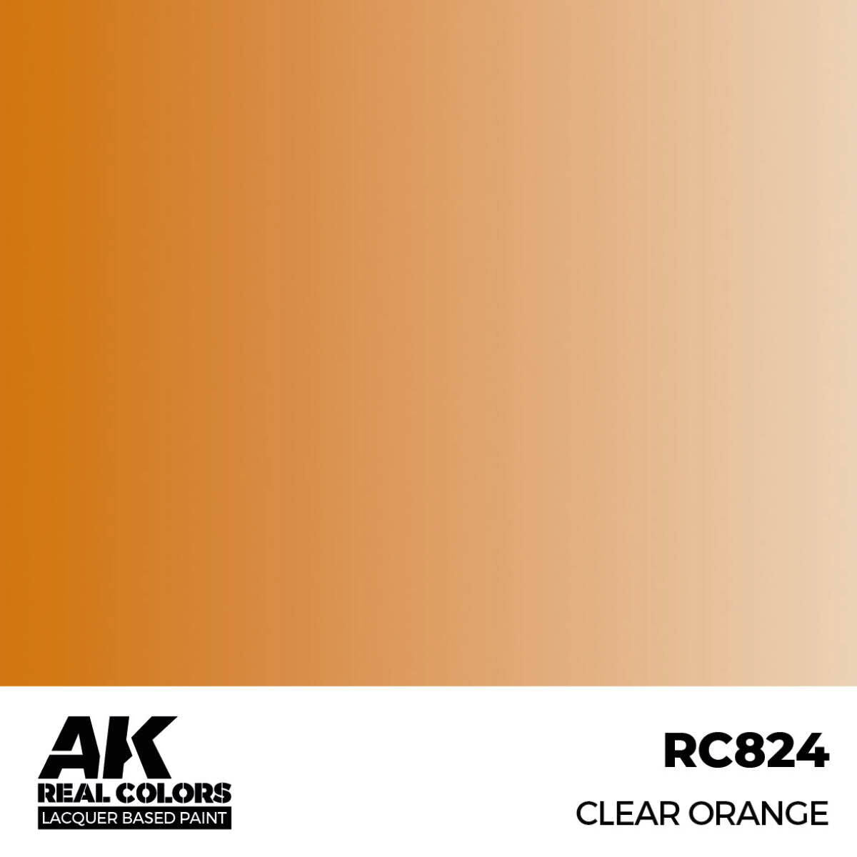 AK Interactive Real Colors: Clear Orange - 17ml Lacquer Paint AK Interactive