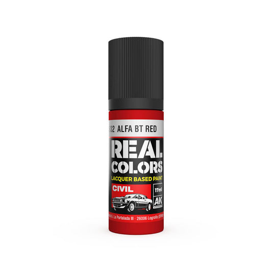 AK Interactive Real Colors: Alfa BT Red - 17ml Lacquer Paint AK Interactive
