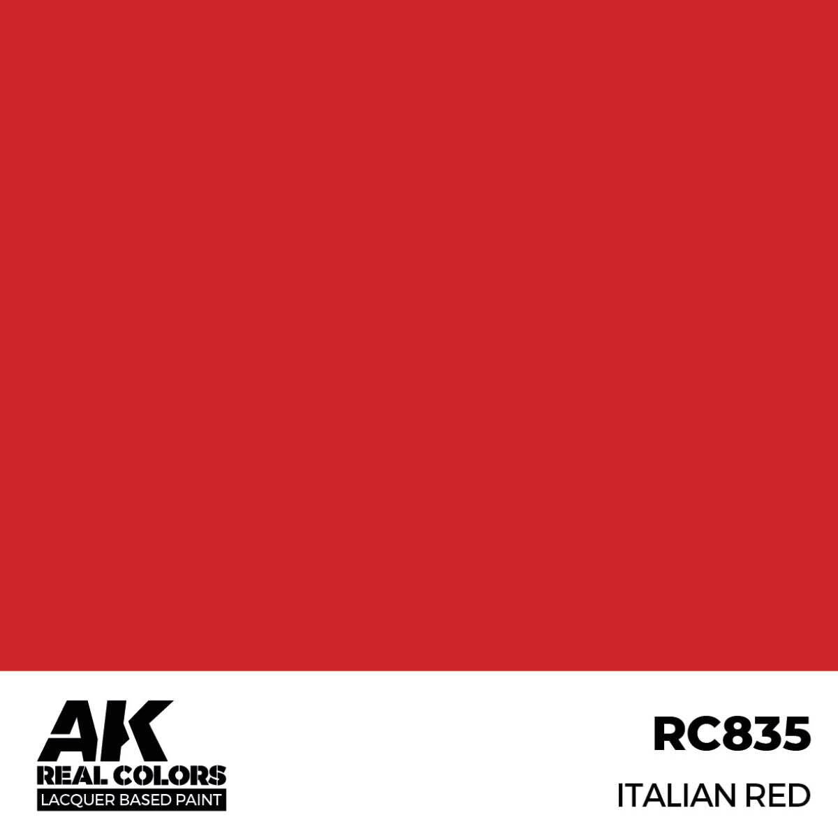 AK Interactive Real Colors: Italian Red - 17ml Lacquer Paint AK Interactive