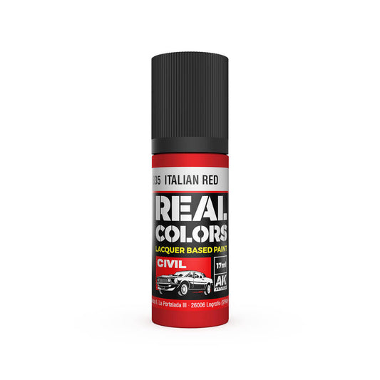 AK Interactive Real Colors: Italian Red - 17ml Lacquer Paint AK Interactive