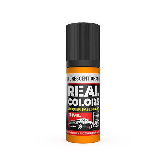 AK Interactive Real Colors: Fluorescent Orange - 17ml Lacquer Paint AK Interactive