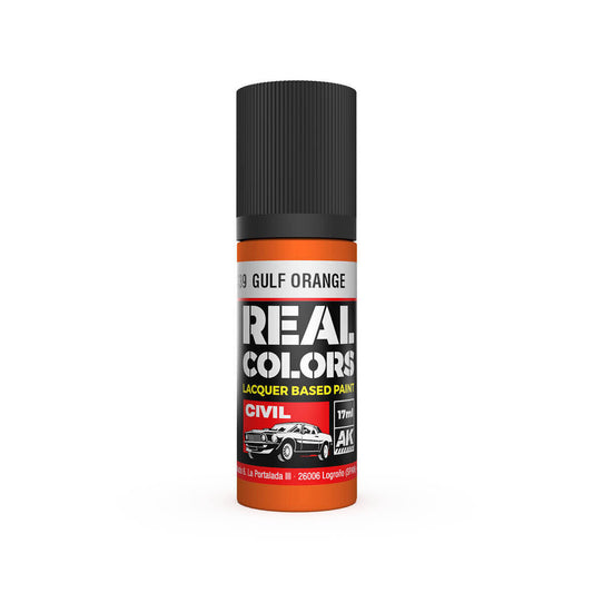AK Interactive Real Colors: GULF Orange - 17ml Lacquer Paint AK Interactive
