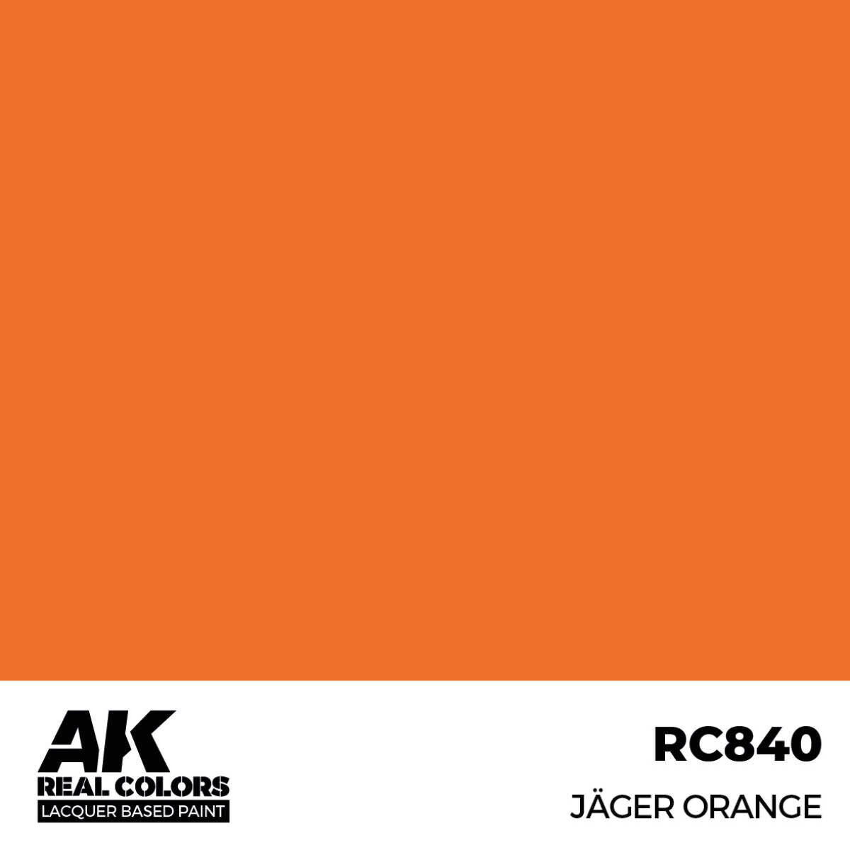 AK Interactive Real Colors: Jager Orange - 17ml Lacquer Paint AK Interactive