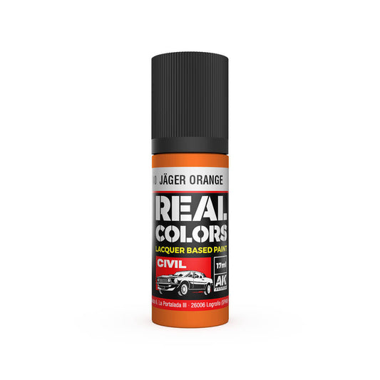 AK Interactive Real Colors: Jager Orange - 17ml Lacquer Paint AK Interactive