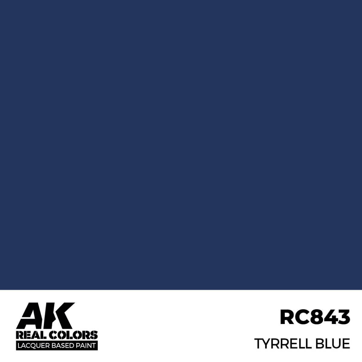 AK Interactive Real Colors: Tyrrell Blue - 17ml Lacquer Paint AK Interactive