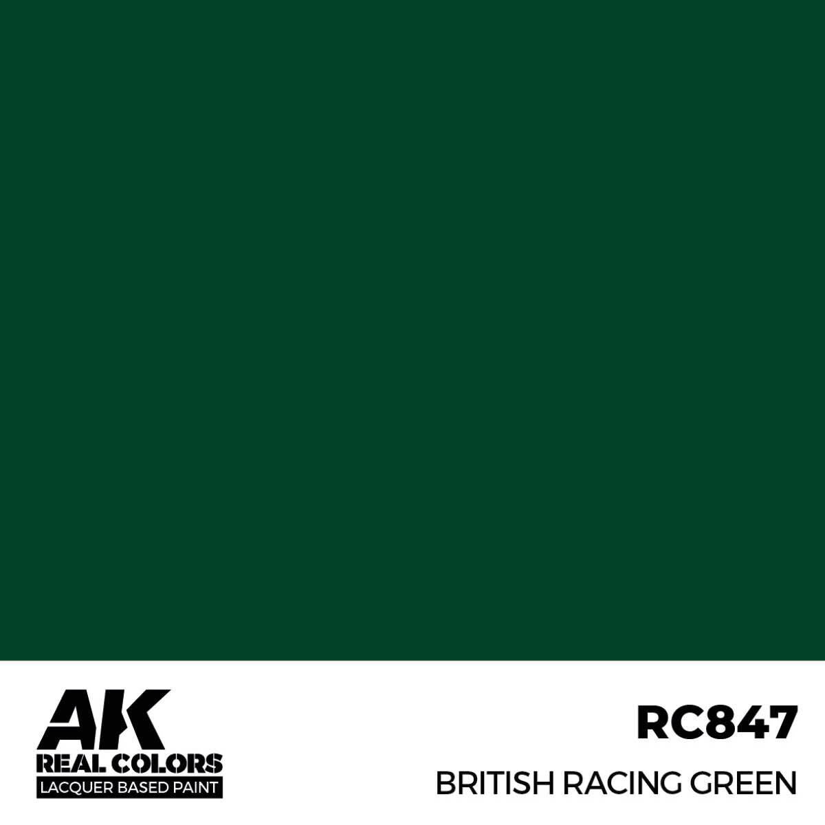 AK Interactive Real Colors: British Racing Green - 17ml Lacquer Paint AK Interactive