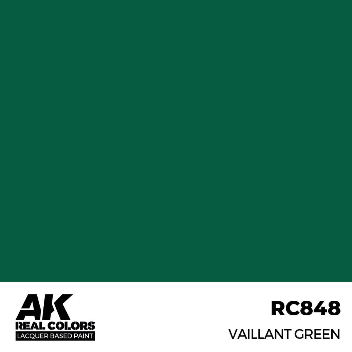 AK Interactive Real Colors: Vaillant Green - 17ml Lacquer Paint AK Interactive