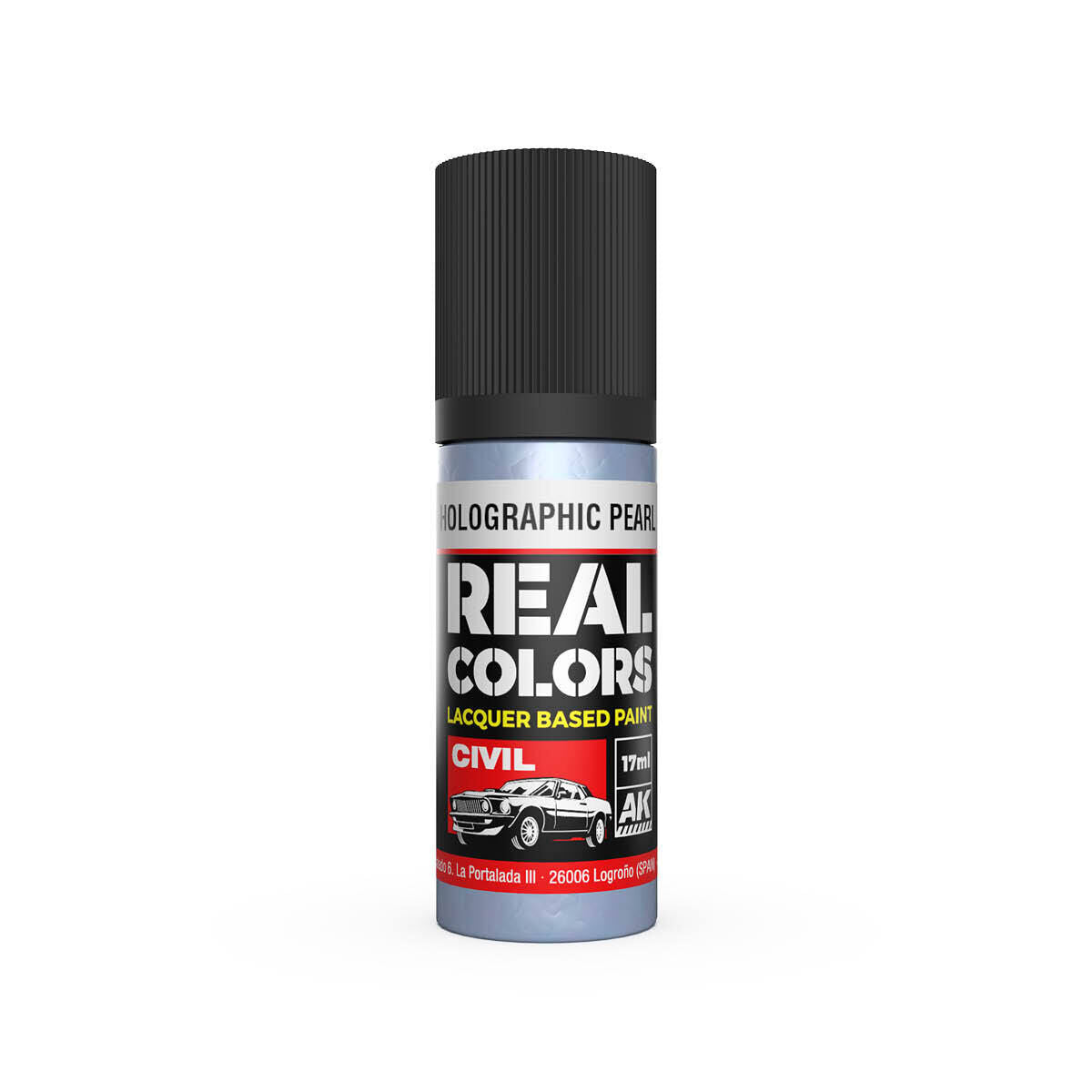 AK Interactive Real Colors: Holographic Pearl - 17ml Lacquer Paint AK Interactive