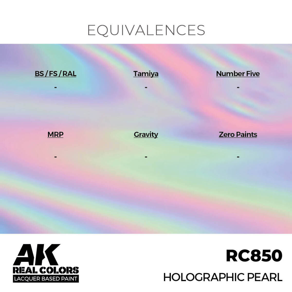 AK Interactive Real Colors: Holographic Pearl - 17ml Lacquer Paint AK Interactive