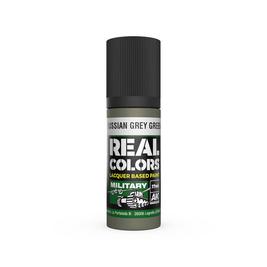 AK Interactive Real Colors: Russian Grey Green - 17ml Lacquer Paint AK Interactive