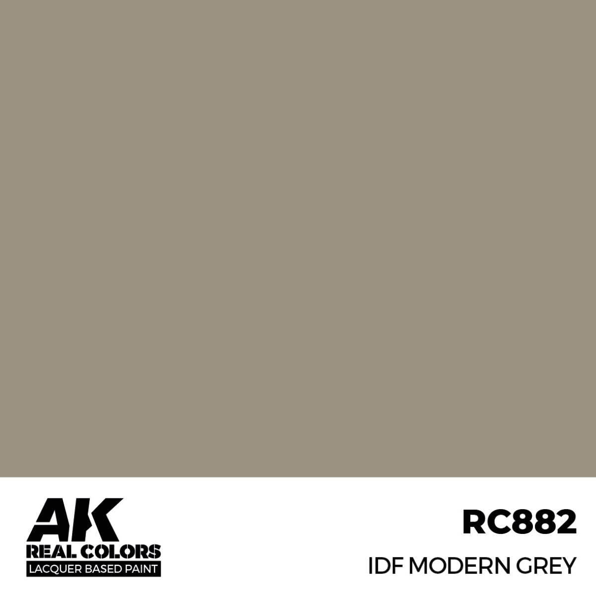 AK Interactive Real Colors: IDF Modern Grey - 17ml Lacquer Paint AK Interactive