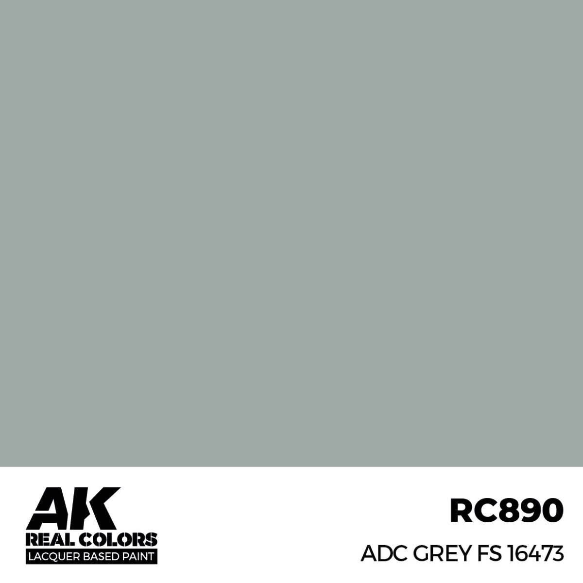 AK Interactive Real Colors: ADC Grey FS 16473 - 17ml Lacquer Paint AK Interactive