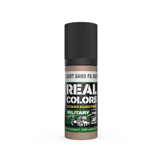 AK Interactive Real Colors: Desert Sand FS 30279 - 17ml Lacquer Paint AK Interactive