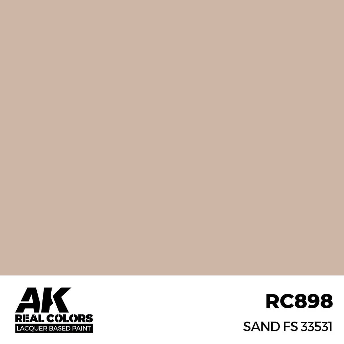 AK Interactive Real Colors: Sand FS 33531 - 17ml Lacquer Paint AK Interactive