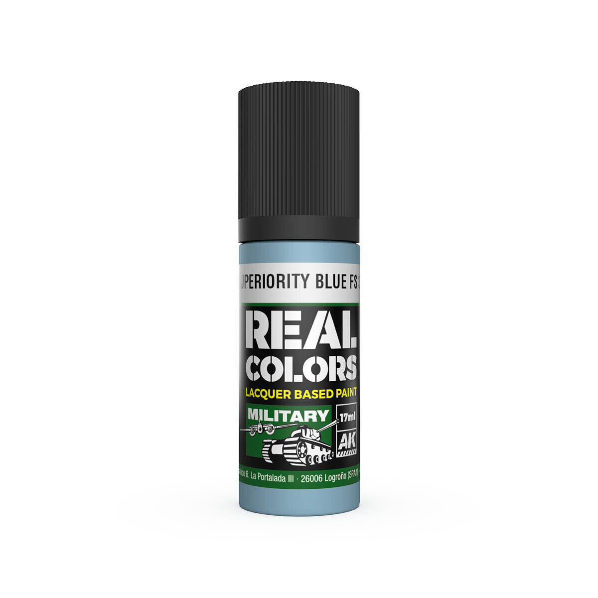 AK Interactive Real Colors: Air Superiority Blue FS 35450 - 17ml Lacquer Paint AK Interactive