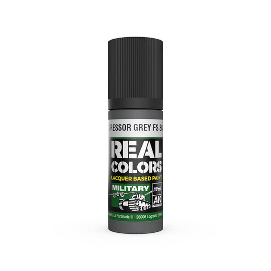 AK Interactive Real Colors: Aggressor Grey FS 36251 - 17ml Lacquer Paint AK Interactive