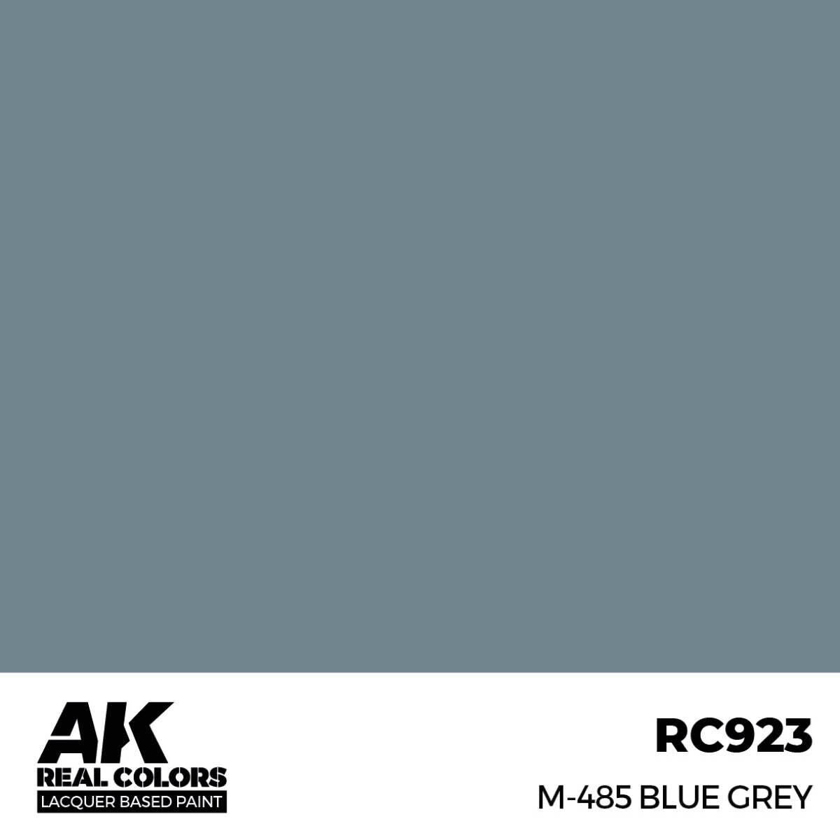 AK Interactive Real Colors: M-485 Blue Grey - 17ml Lacquer Paint AK Interactive