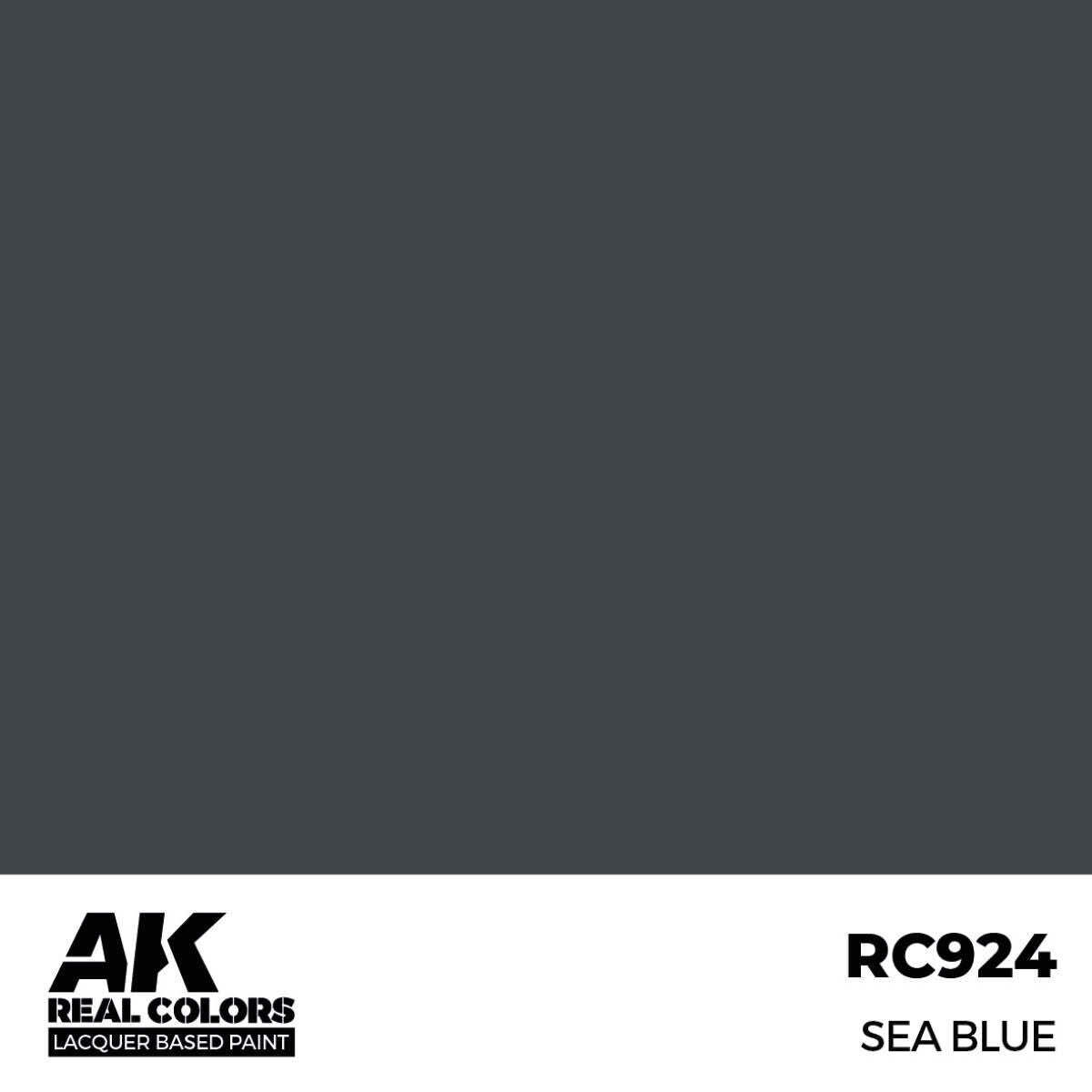 AK Interactive Real Colors: Sea Blue - 17ml Lacquer Paint AK Interactive