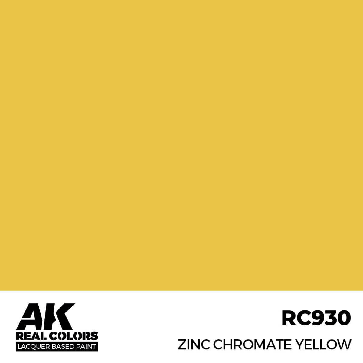 AK Interactive Real Colors: Zinc Chromate Yellow - 17ml Lacquer Paint AK Interactive