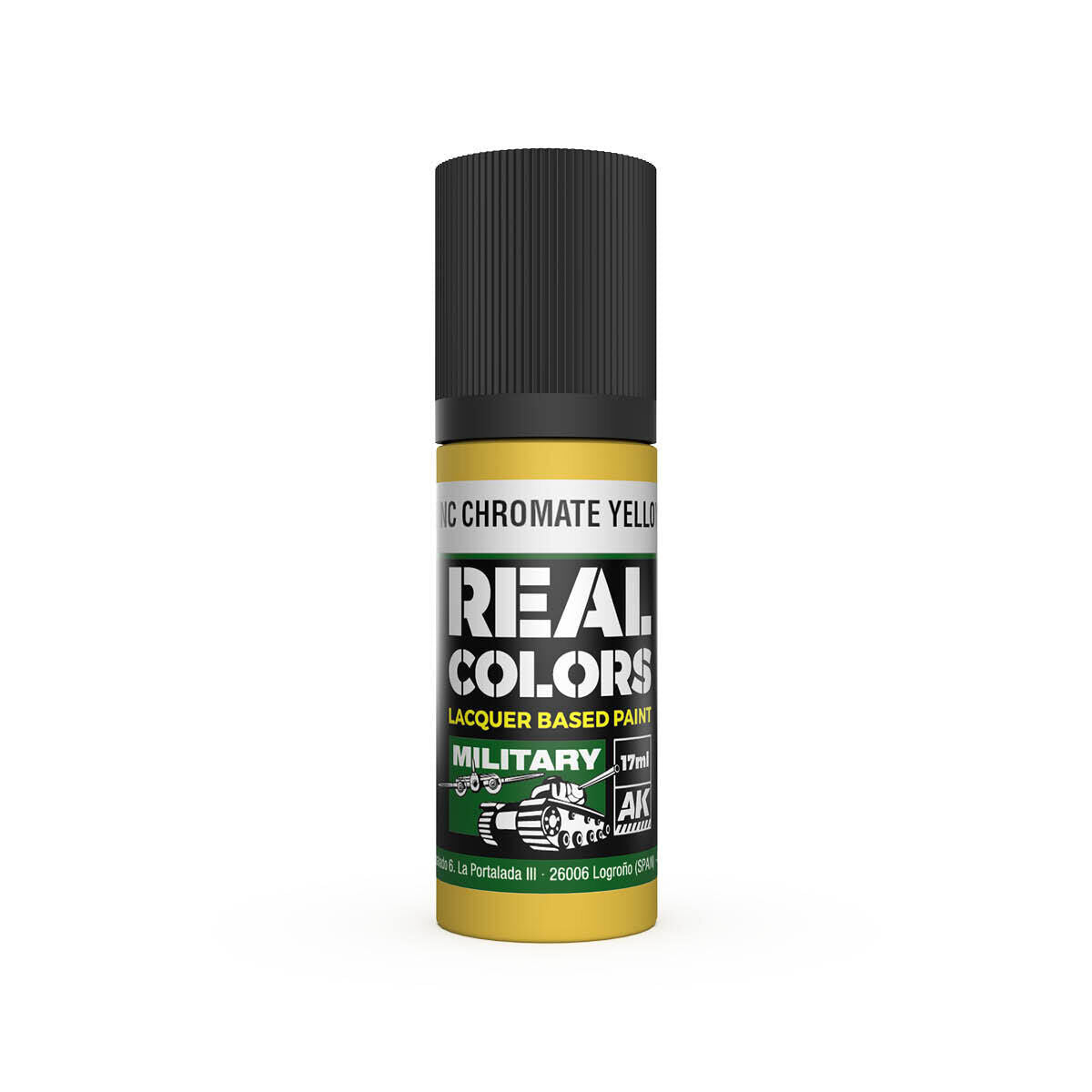 AK Interactive Real Colors: Zinc Chromate Yellow - 17ml Lacquer Paint AK Interactive