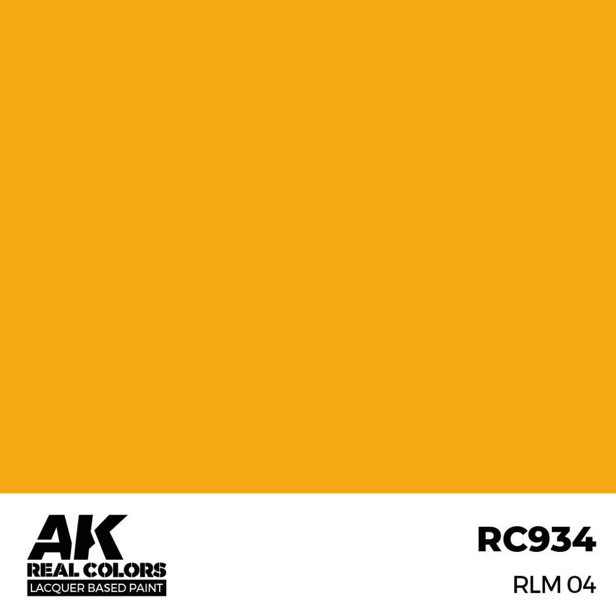 AK Interactive Real Colors: RLM 04 - 17ml Lacquer Paint AK Interactive