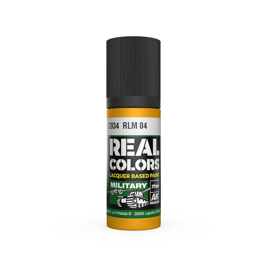 AK Interactive Real Colors: RLM 04 - 17ml Lacquer Paint AK Interactive