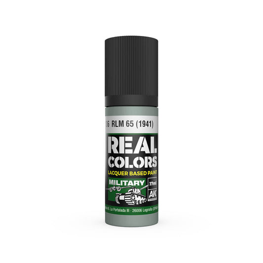 AK Interactive Real Colors: RLM 65 (1941) - 17ml Lacquer Paint AK Interactive