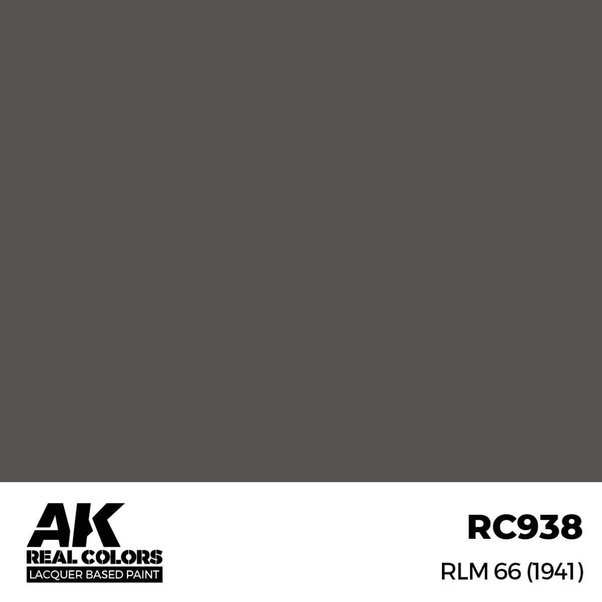 AK Interactive Real Colors: RLM 66 (1941) - 17ml Lacquer Paint AK Interactive