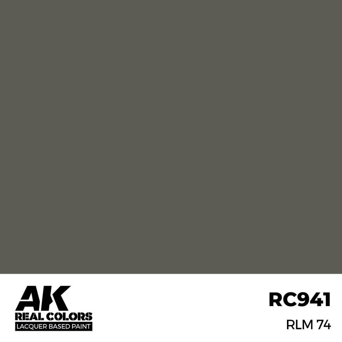 AK Interactive Real Colors: RLM 74 - 17ml Lacquer Paint AK Interactive