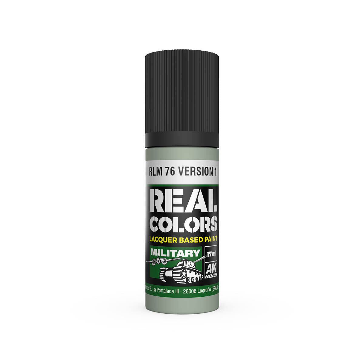 AK Interactive Real Colors: RLM 76 Version 1 - 17ml Lacquer Paint AK Interactive