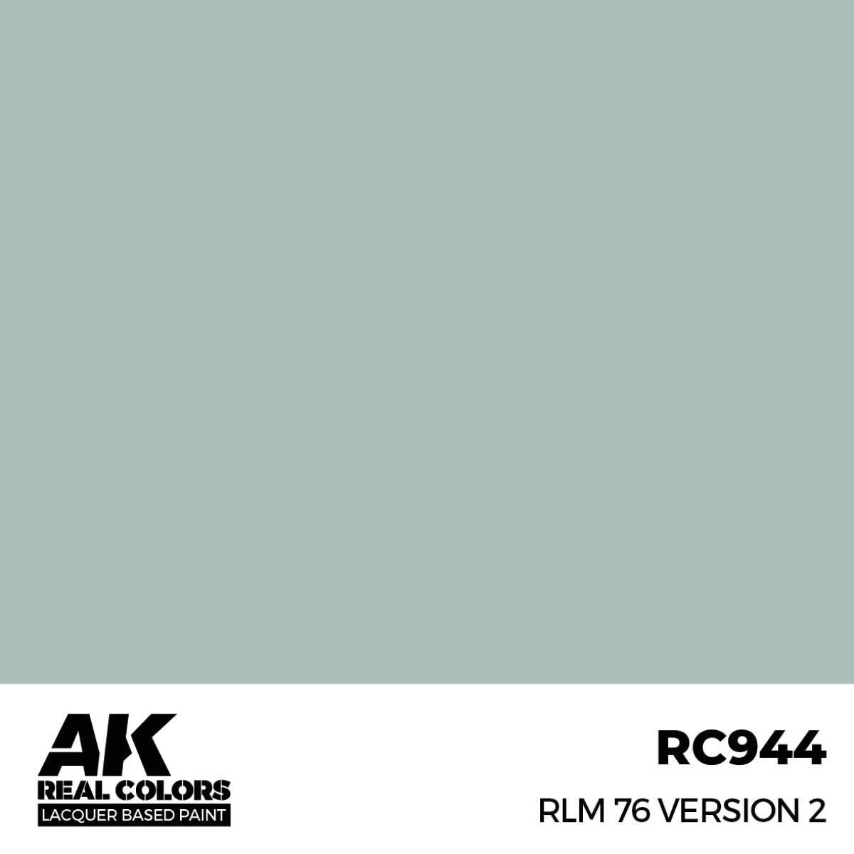 AK Interactive Real Colors: RLM 76 Version 2 - 17ml Lacquer Paint AK Interactive