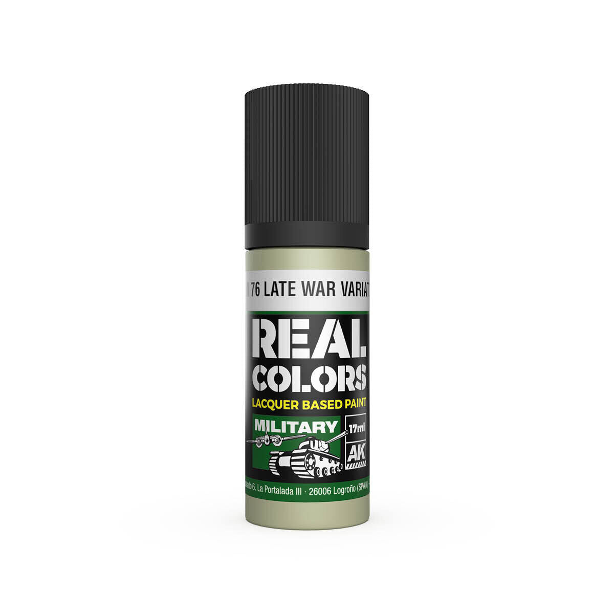 AK Interactive Real Colors: RLM 76 Late War Variation - 17ml Lacquer Paint AK Interactive