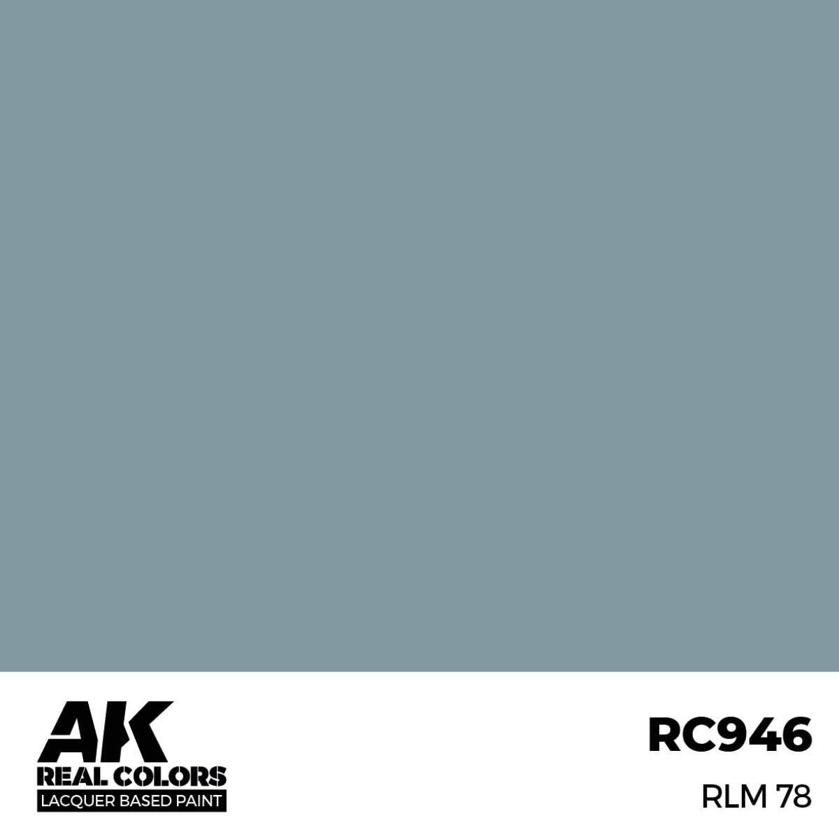 AK Interactive Real Colors: RLM 78 - 17ml Lacquer Paint AK Interactive