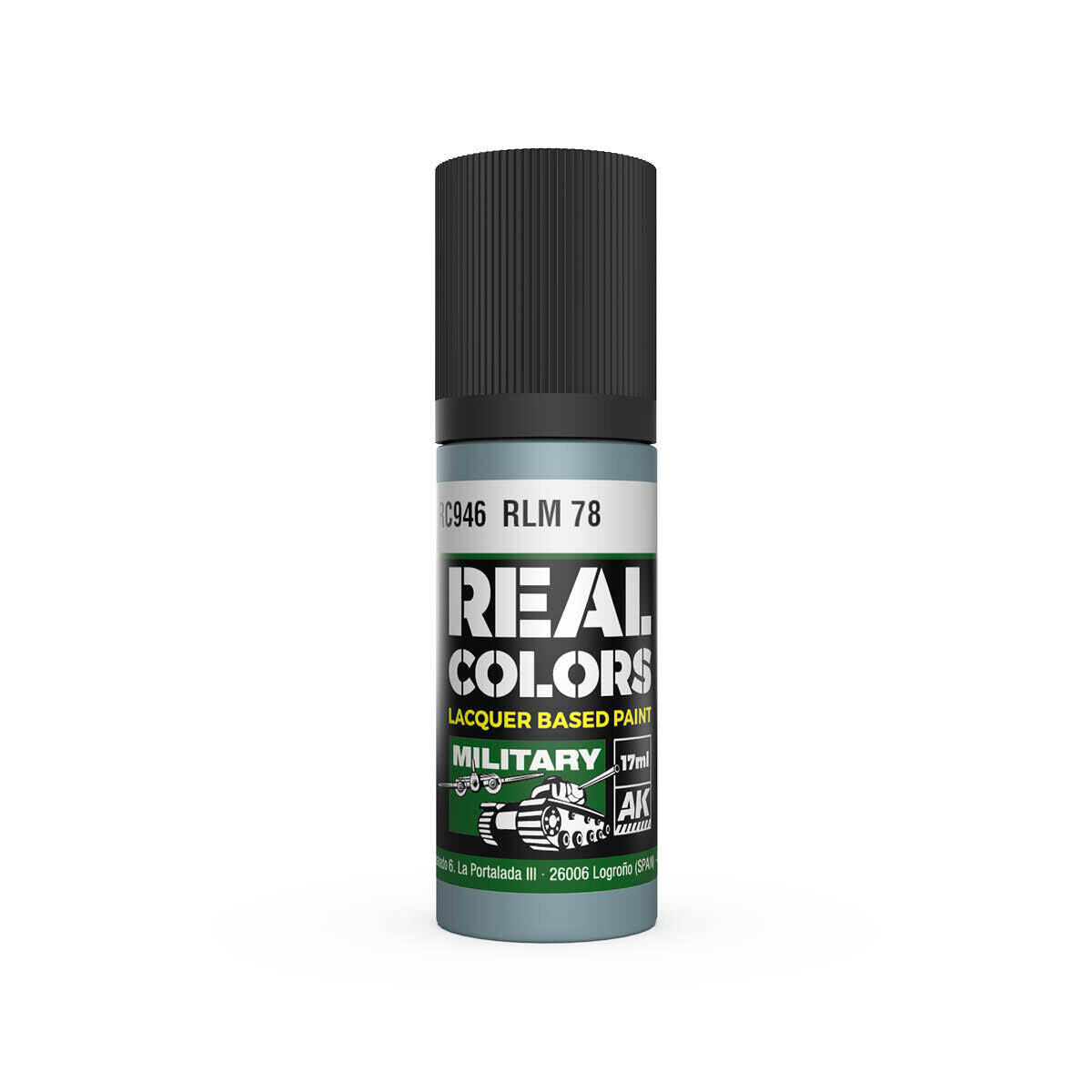 AK Interactive Real Colors: RLM 78 - 17ml Lacquer Paint AK Interactive