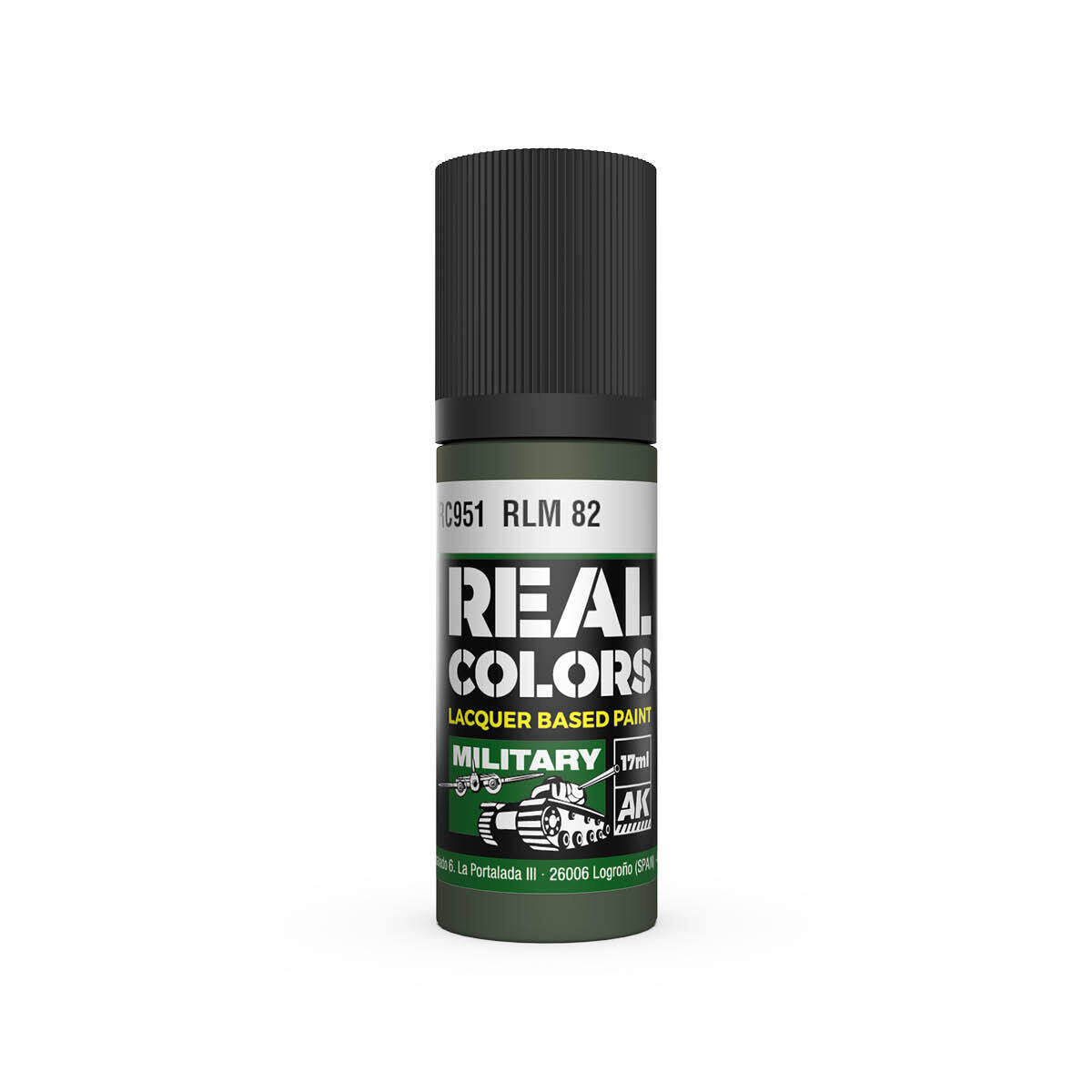 AK Interactive Real Colors: RLM 82 - 17ml Lacquer Paint AK Interactive