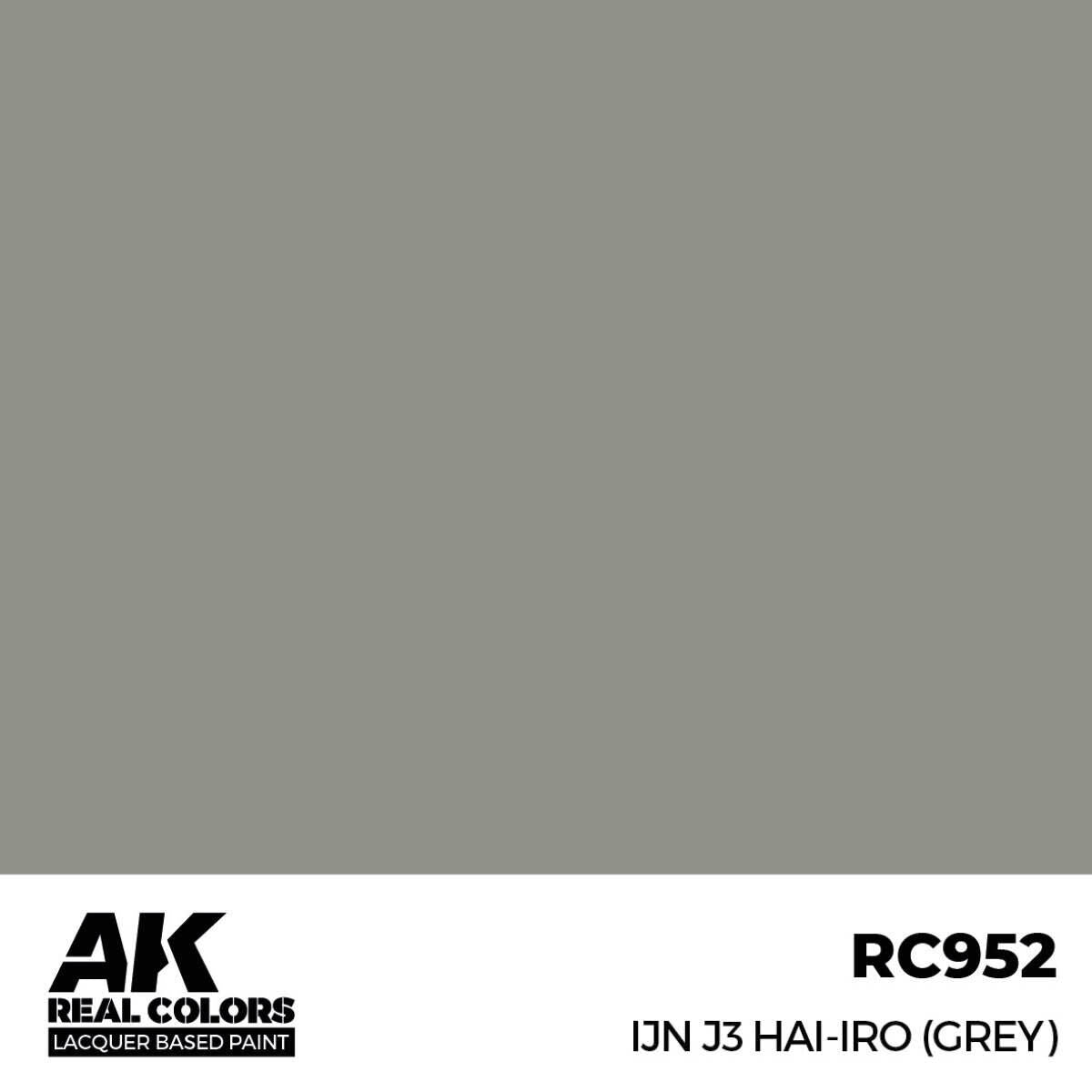 AK Interactive Real Colors: IJN J3 HAI-IRO (GREY) - 17ml Lacquer Paint AK Interactive