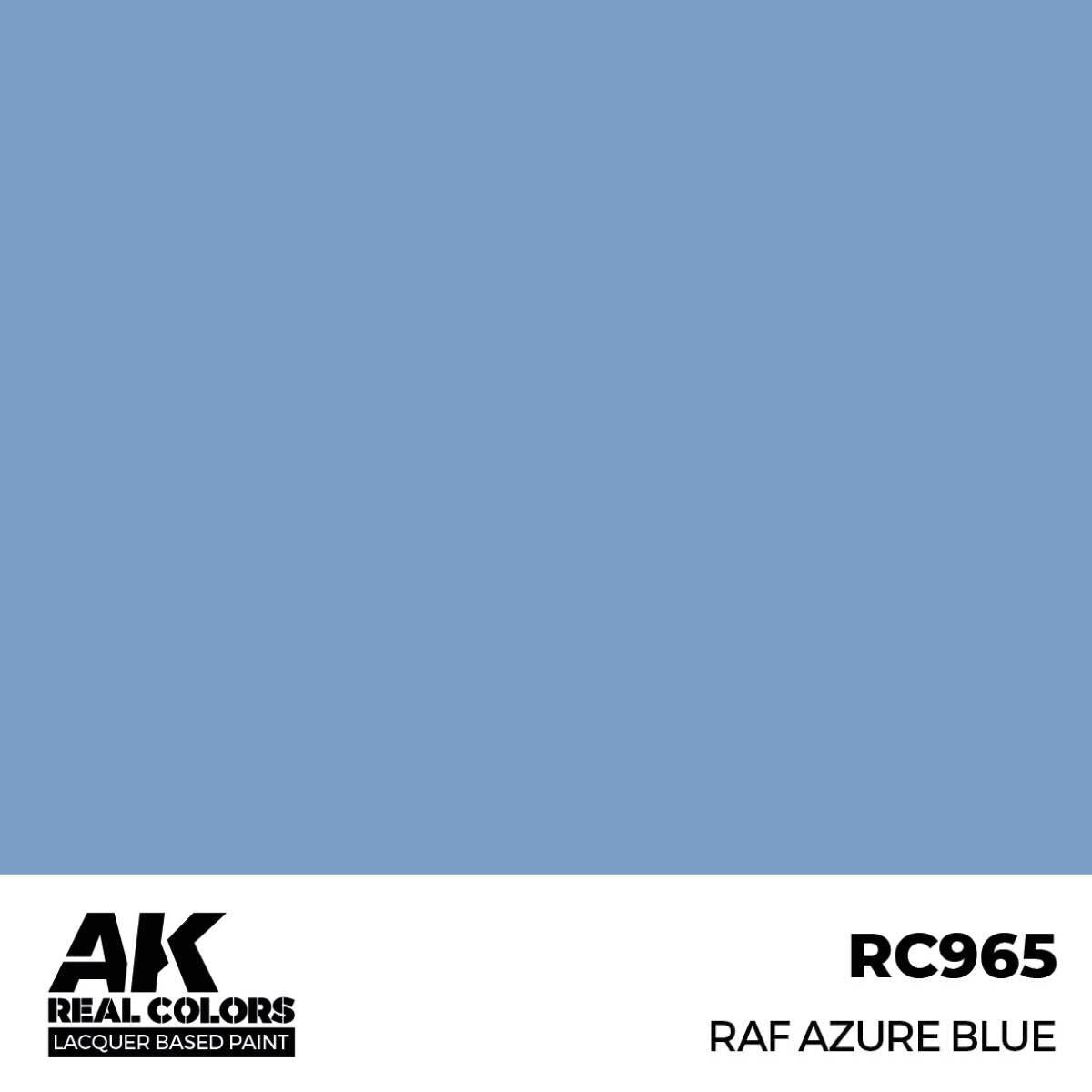 AK Interactive Real Colors: RAF Azure Blue - 17ml Lacquer Paint AK Interactive