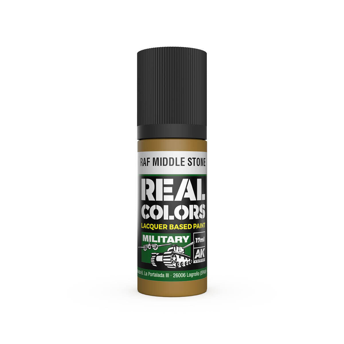 AK Interactive Real Colors: RAF Middle Stone - 17ml Lacquer Paint AK Interactive