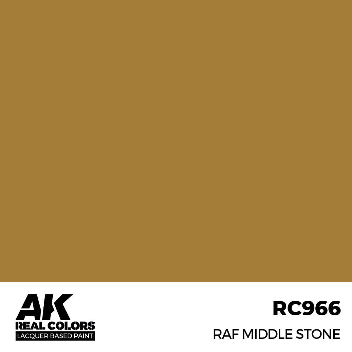 AK Interactive Real Colors: RAF Middle Stone - 17ml Lacquer Paint AK Interactive